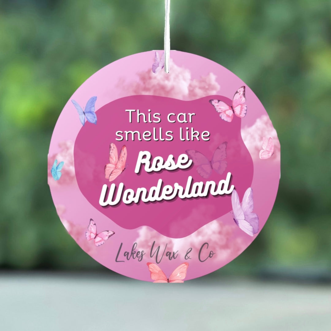 Rose Wonderland Car Air Freshener