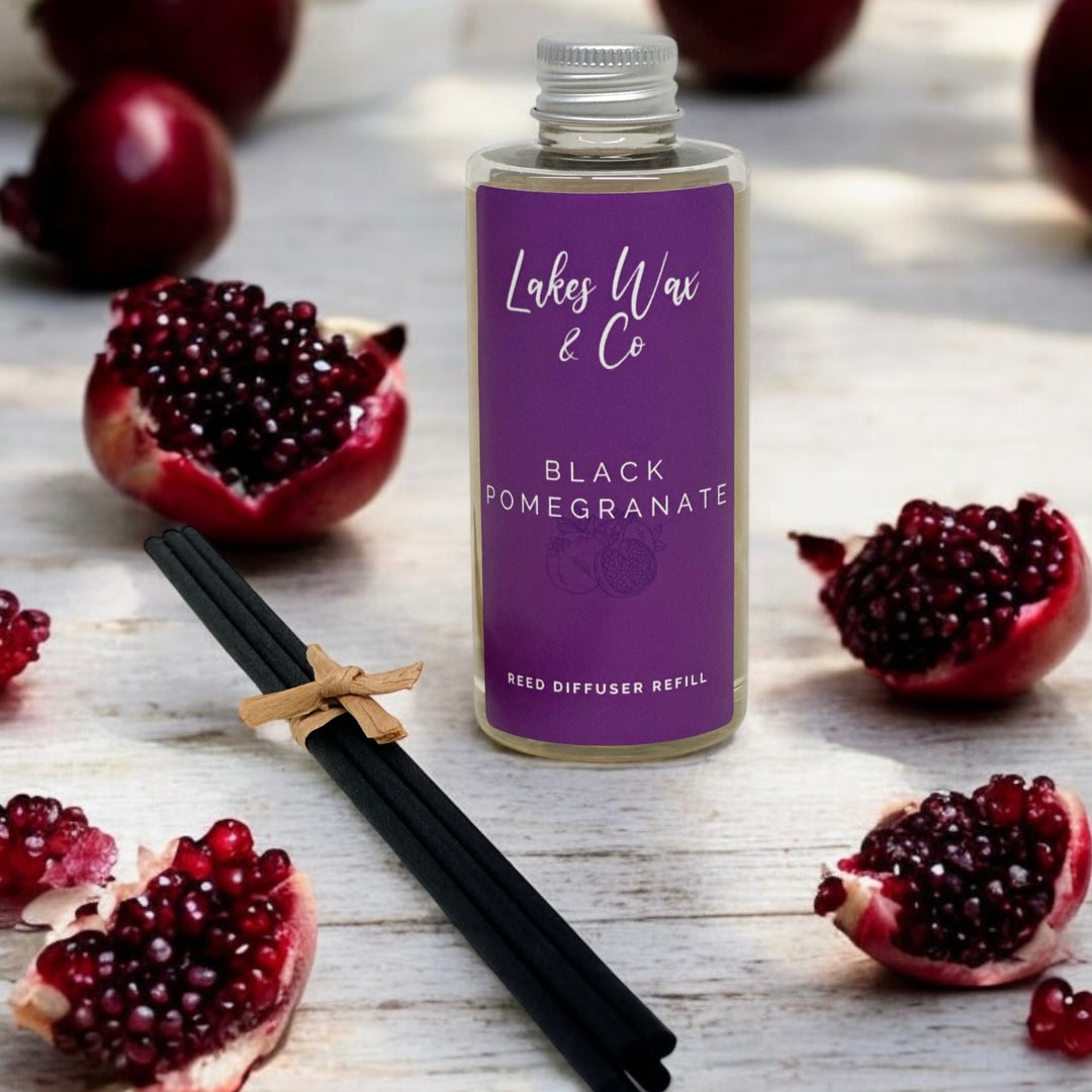 Black Pomegranate Diffuser Refill & Reeds