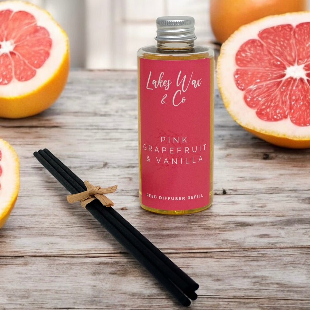 Pink Grapefruit & Vanilla Diffuser Refill & Reeds